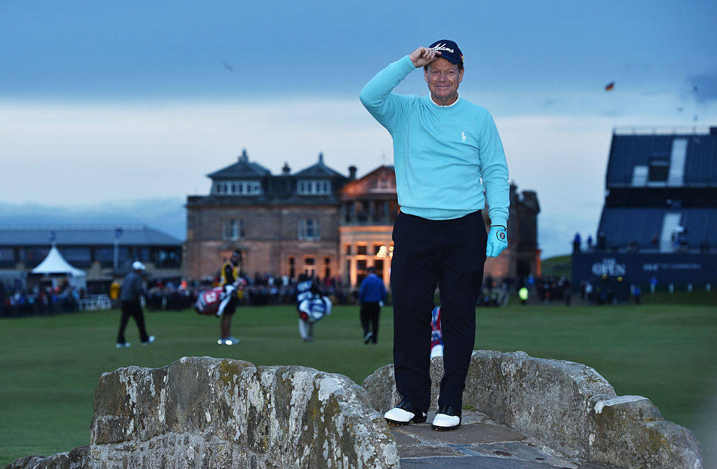 Five-time Champion Tom Watson bids farewell to The Open Championship at St Andrews in 2015